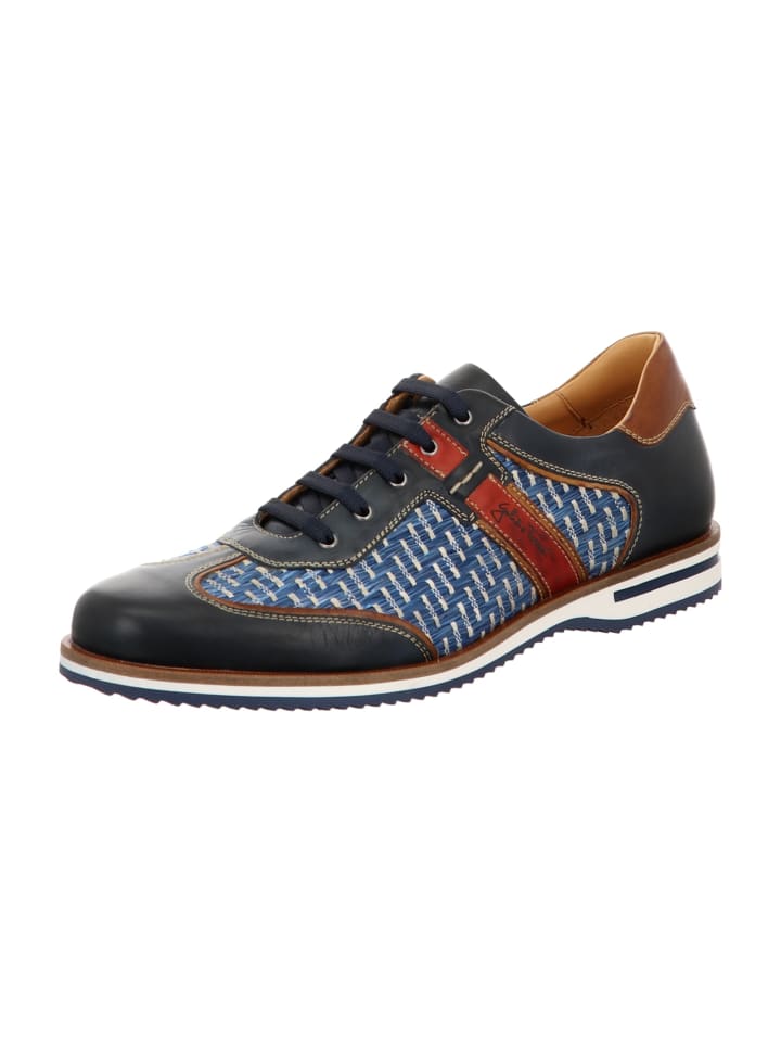 Klassische Schnürschuhe in Blau