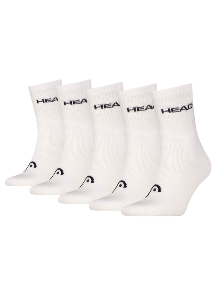 Socken 5er Pack in Weiß