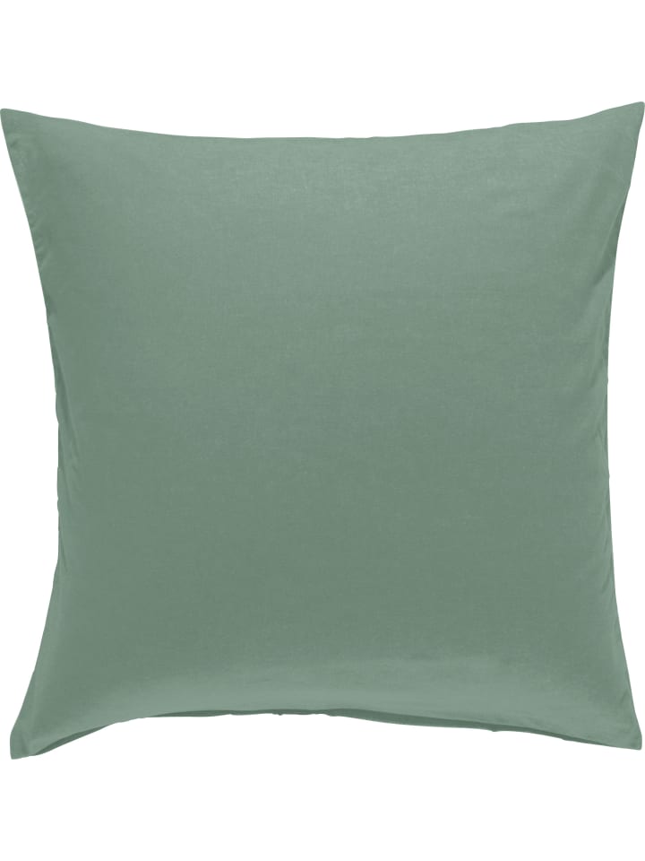 Edel Flanell Kuschelkissenbezug Nördlingen in jade