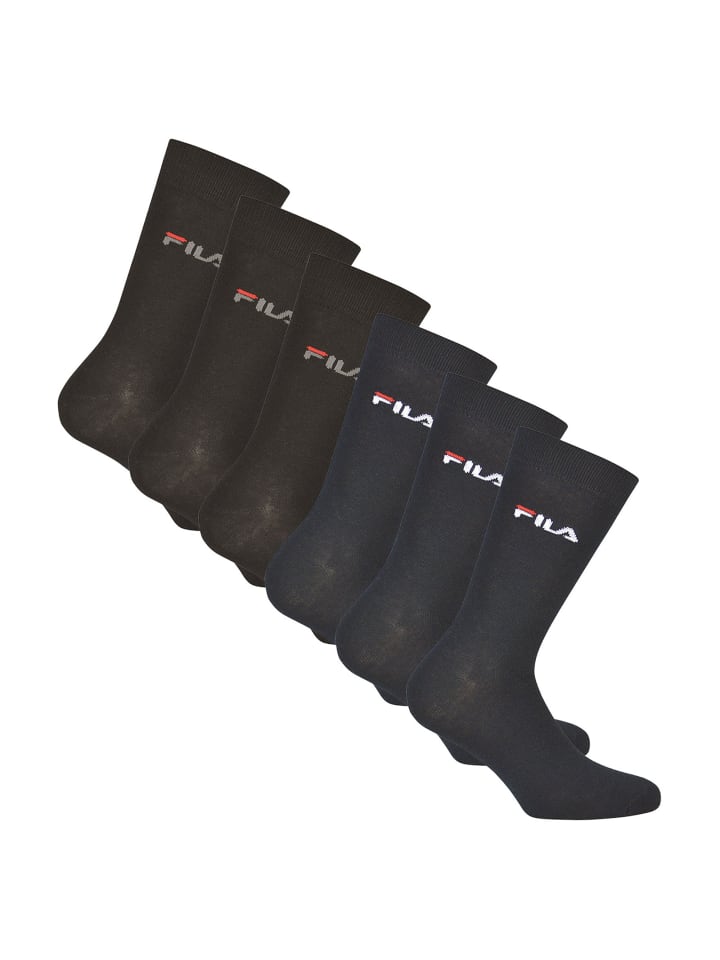 Socken 6er Pack in Schwarz/Blau