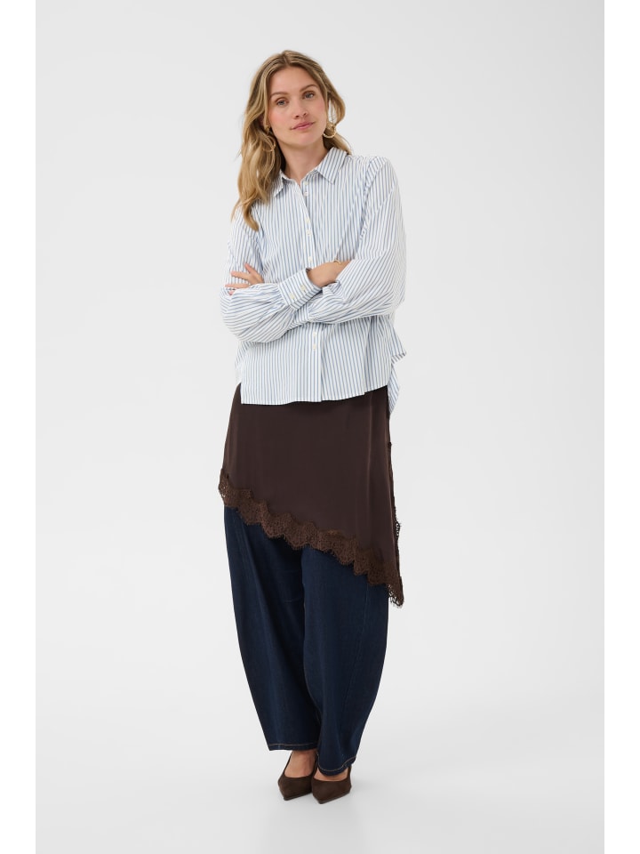 Langarm - Hemd CRMira Regular fit in Air Blue Stripe