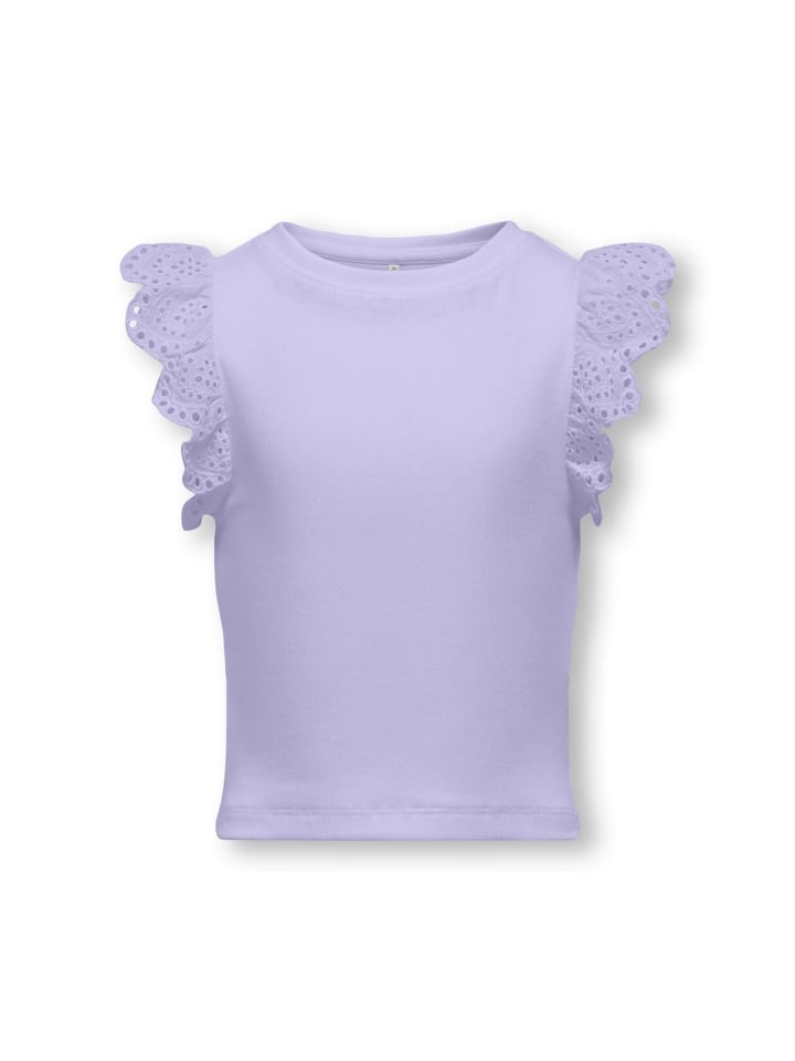 Rüschentop KOGDREA S/S TOP JRS in sweet lavender