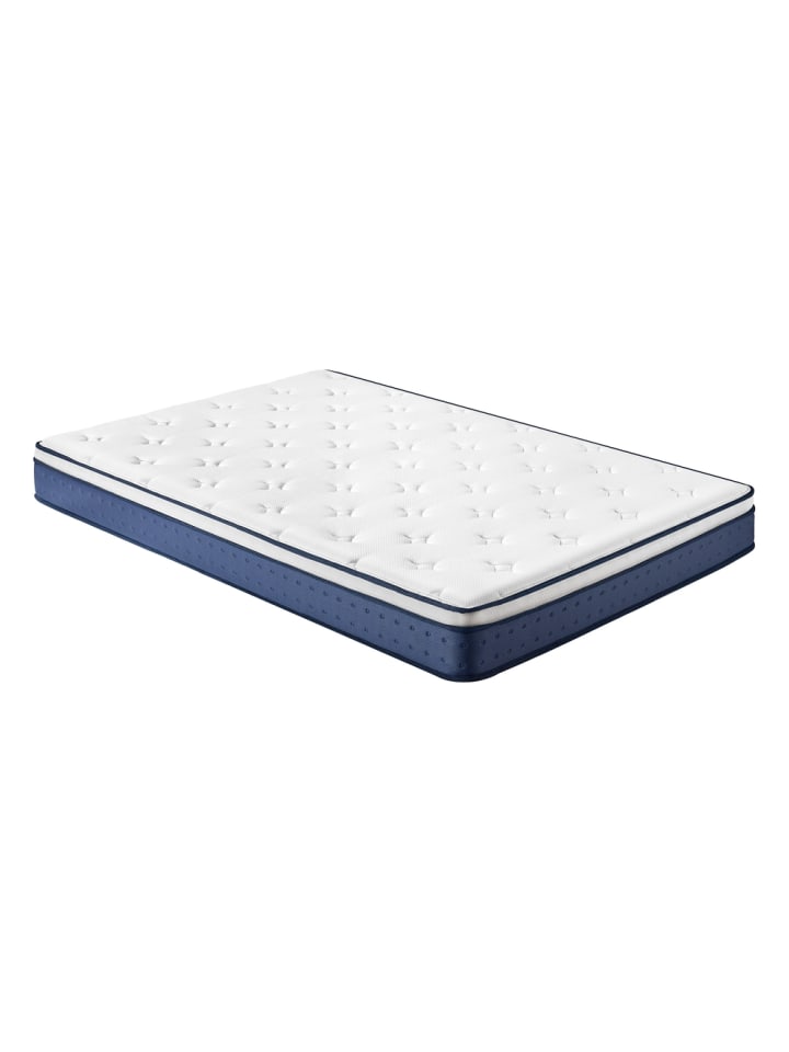 Taschenfederkernmatratze Mosey in Weiß - (B)140 x (H)20 x (T)200 cm