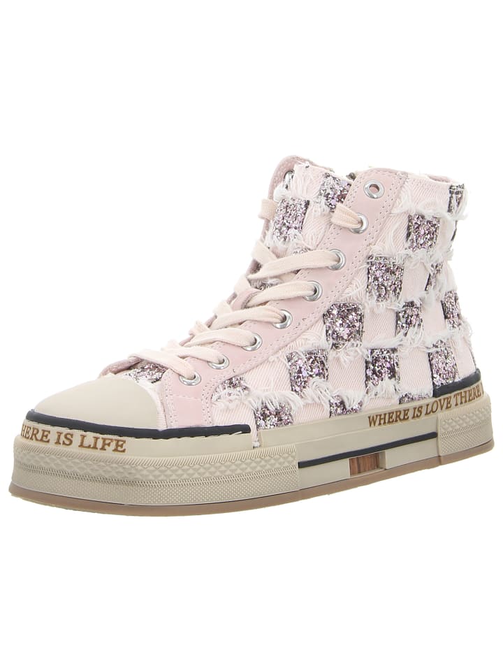 Sneaker High in rosa