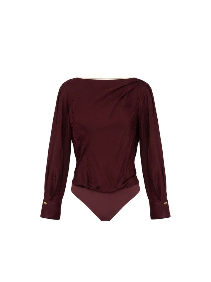 Bordeaux Damen Bluse