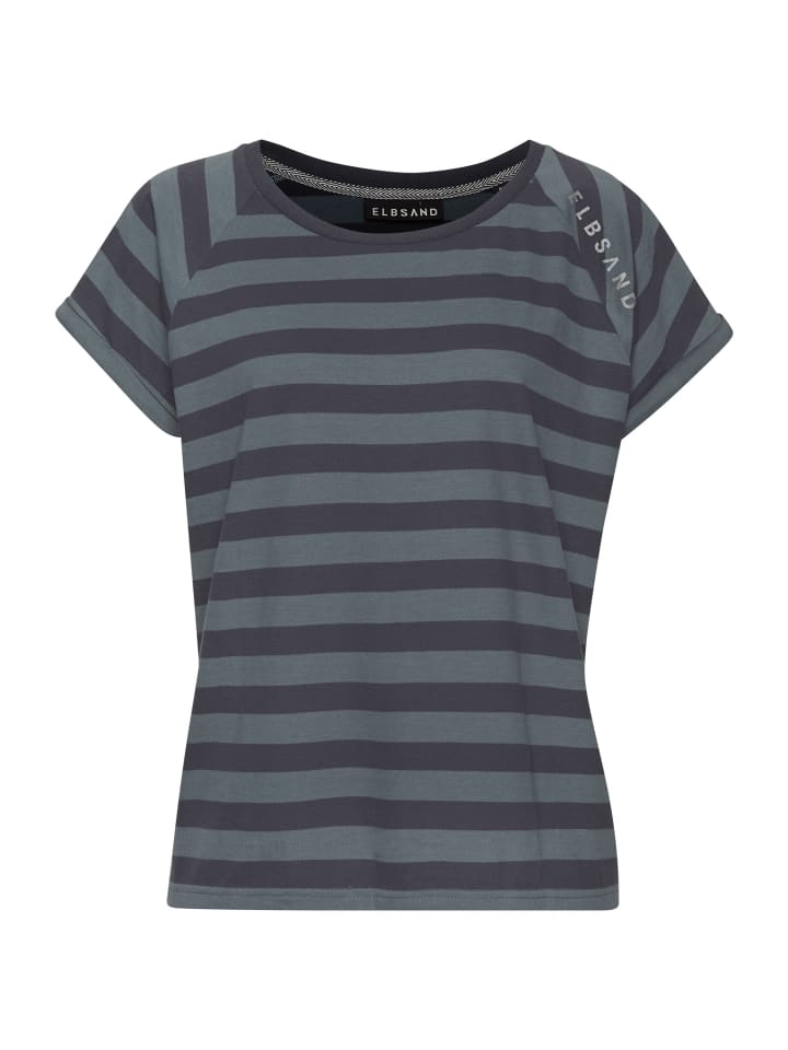 T-Shirt in petrol-blau