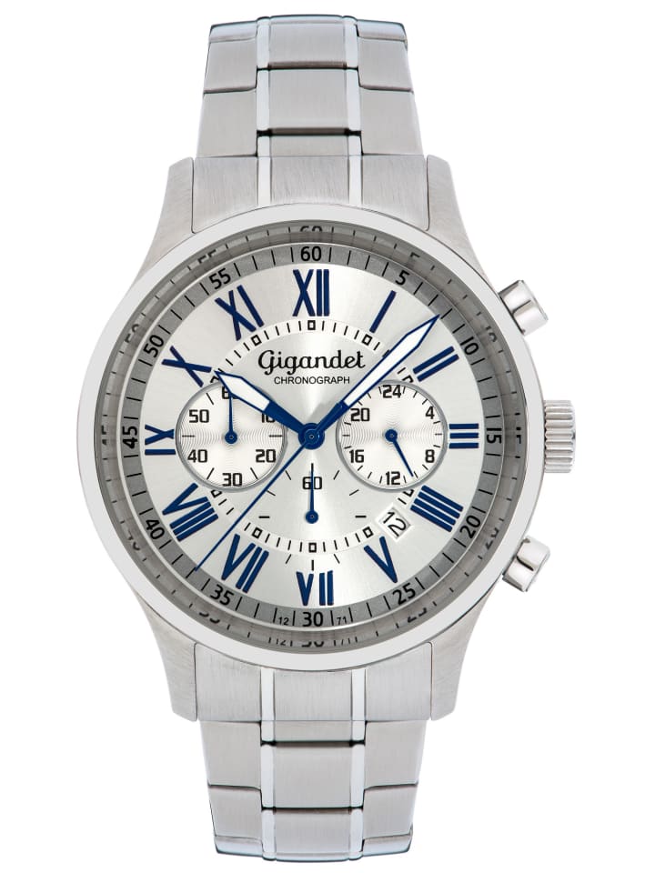 Quarzuhr Chronograph "VERNISSAGE" in Silber