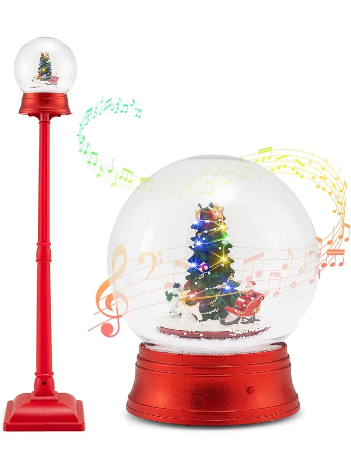 153 cm Weihnachtslaterne beleuchtet in Rot