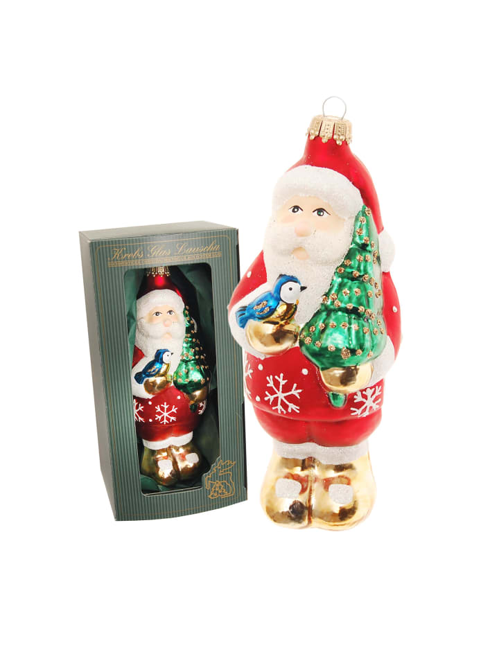 Baumschmuck-Glasornament in Rot