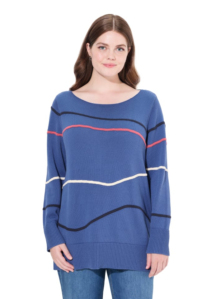 Pullover in atlantikblau