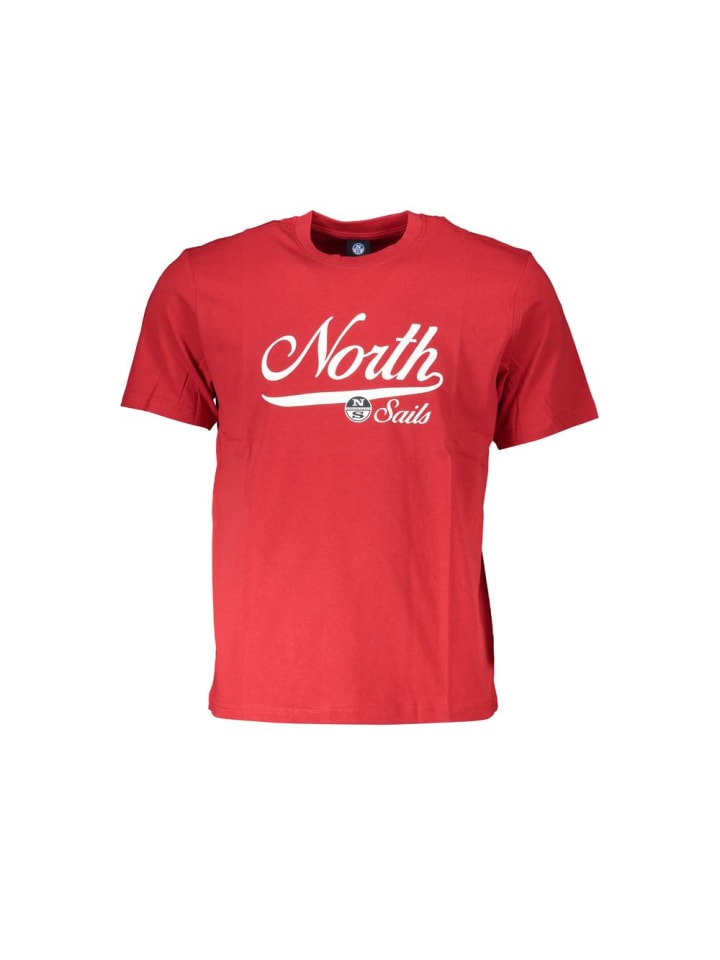 Rot Grün Baumwolle Herren T-Shirt