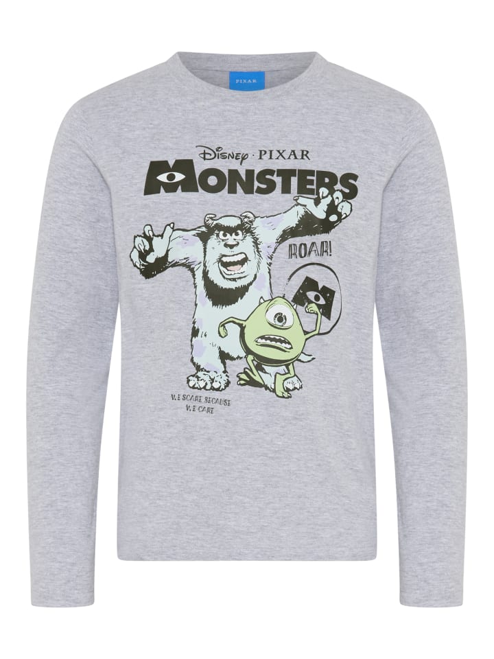 Langarmshirt in graumeliert