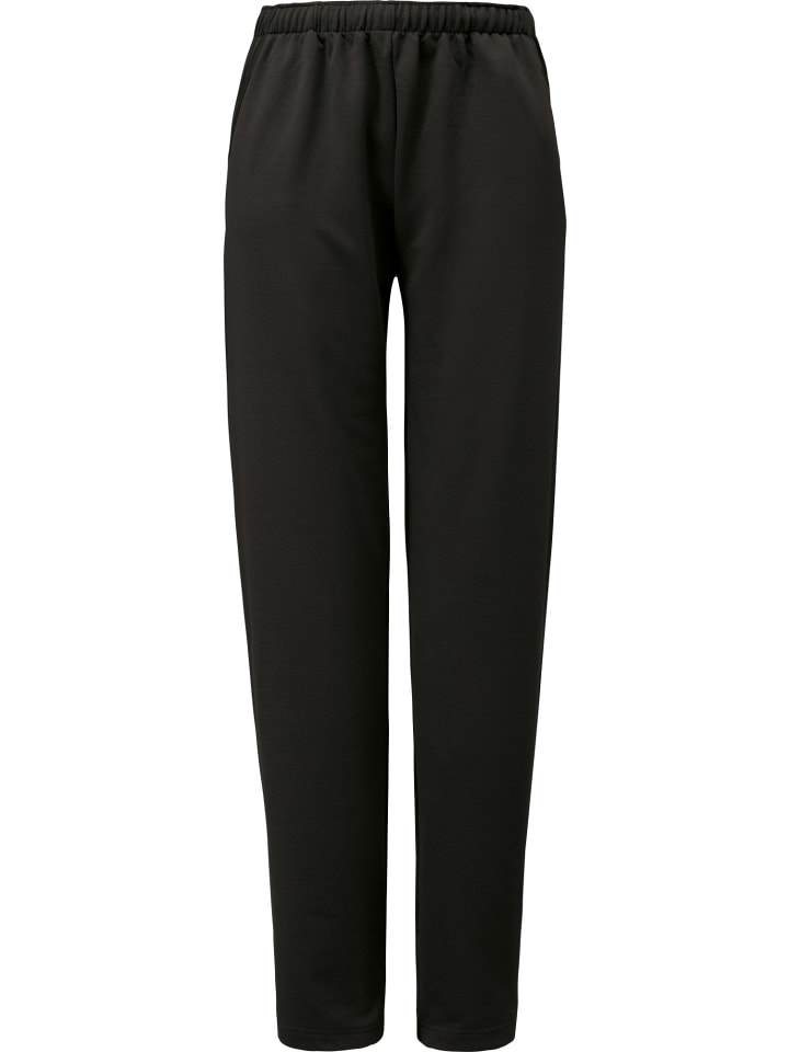 Sweat Freizeithose, lang in schwarz