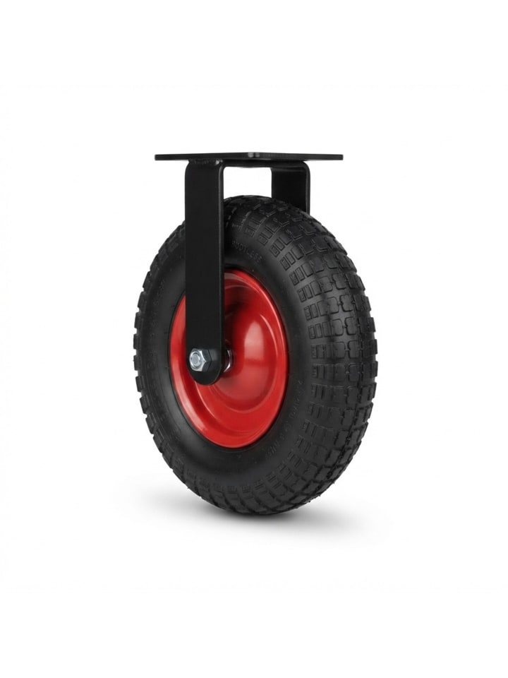 Bockrolle in schwarz/ Rot - 3.50-4