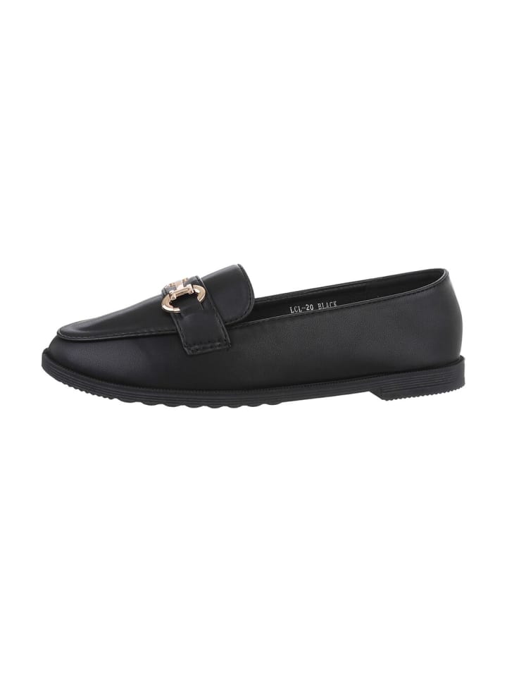Halbschuh in Schwarz