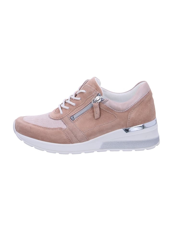 Komfort Schnürschuhe in Rosa