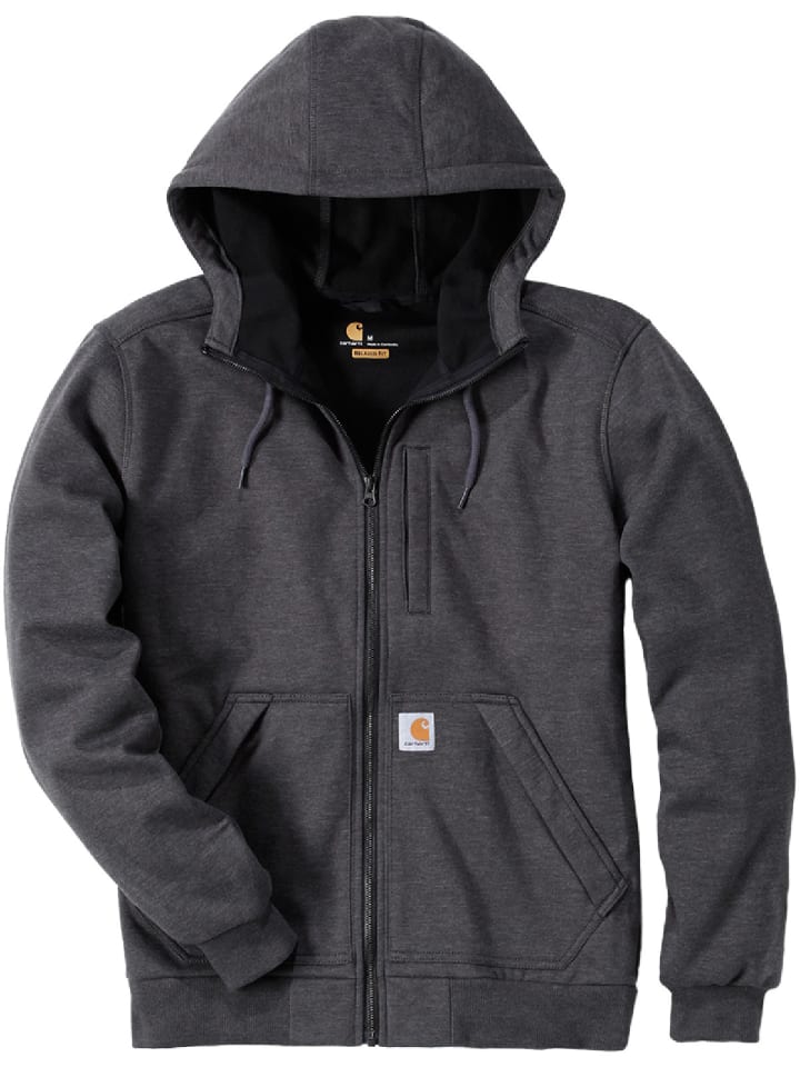Sweatjacke in Grau in Grau