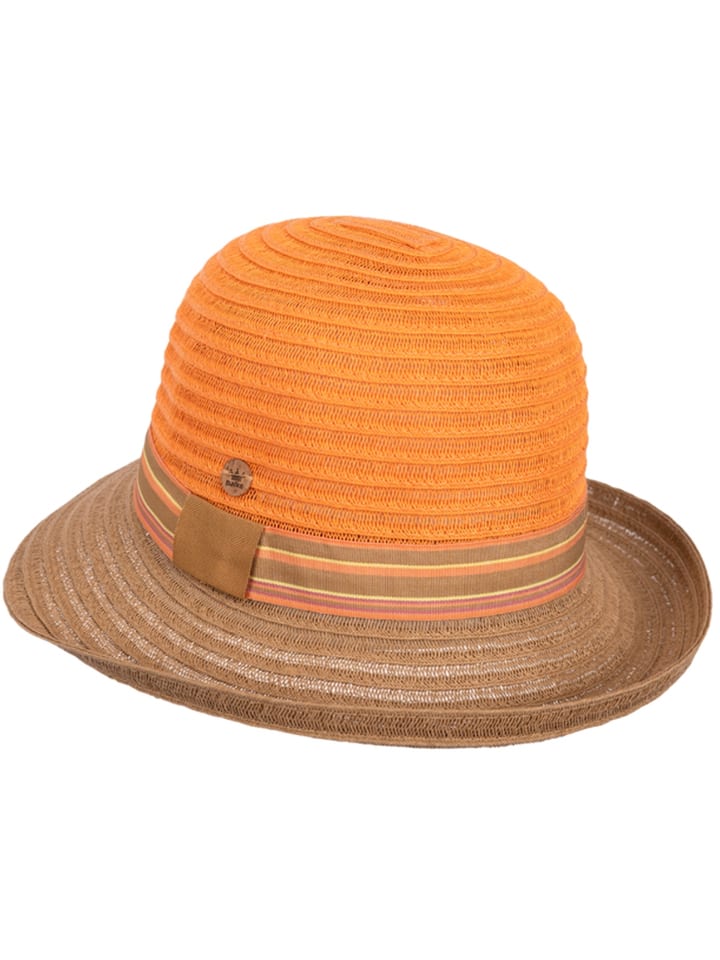 Strohhut in orange