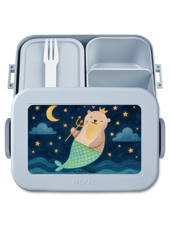 Bento Box Wassermann Astrologie Design ohne Spruch in Blau Pastell