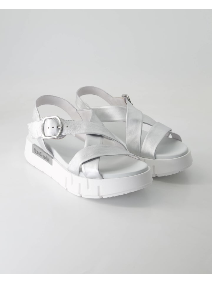 Sandalen in Silber