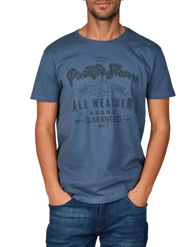 T-Shirt RIVLeon in Blau