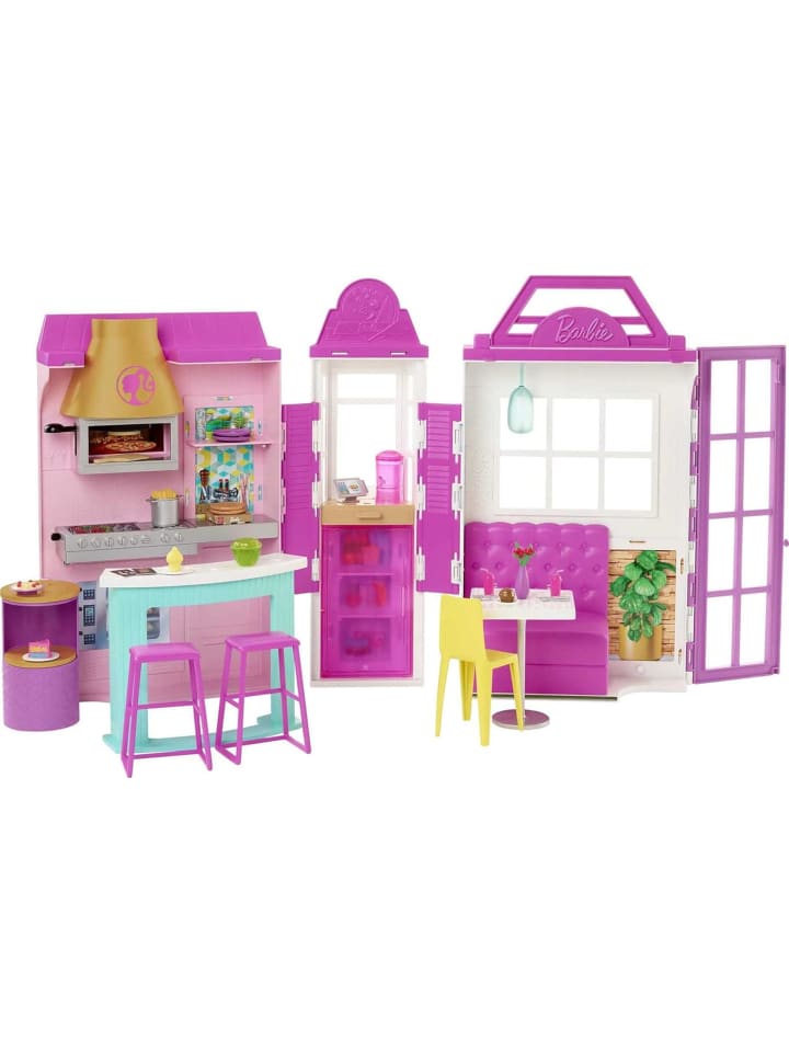 Cook 'n Grill Restaurant 6 Spielbereiche über 30 Teile Puppenhaus