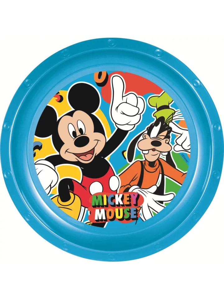 Disney Mickey Cool Summer Kunststoffflachteller