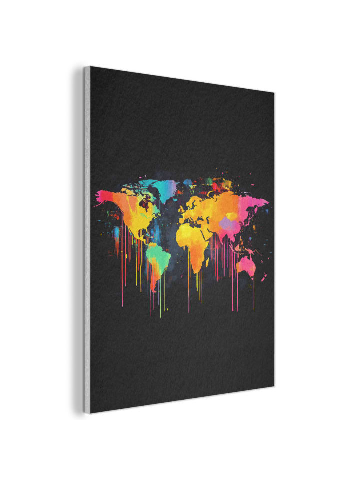Akustibild Graffiti-Weltkarte