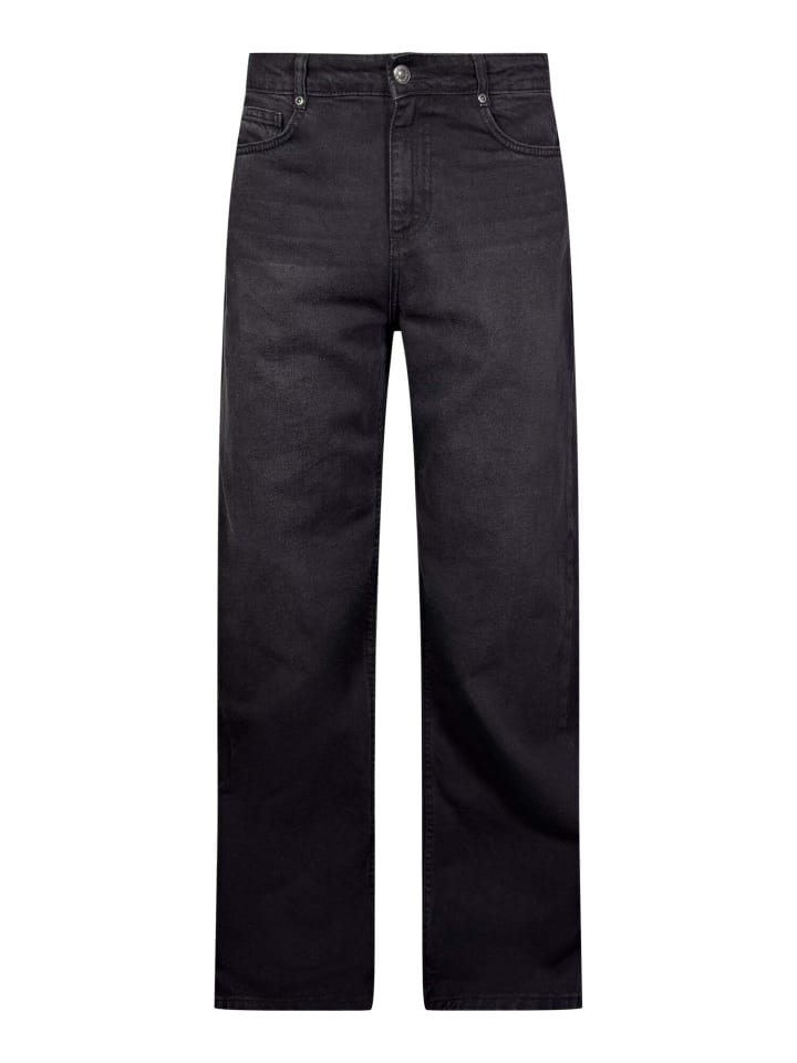 Jeans Loose Fit - Loose Fit - in Washed Black