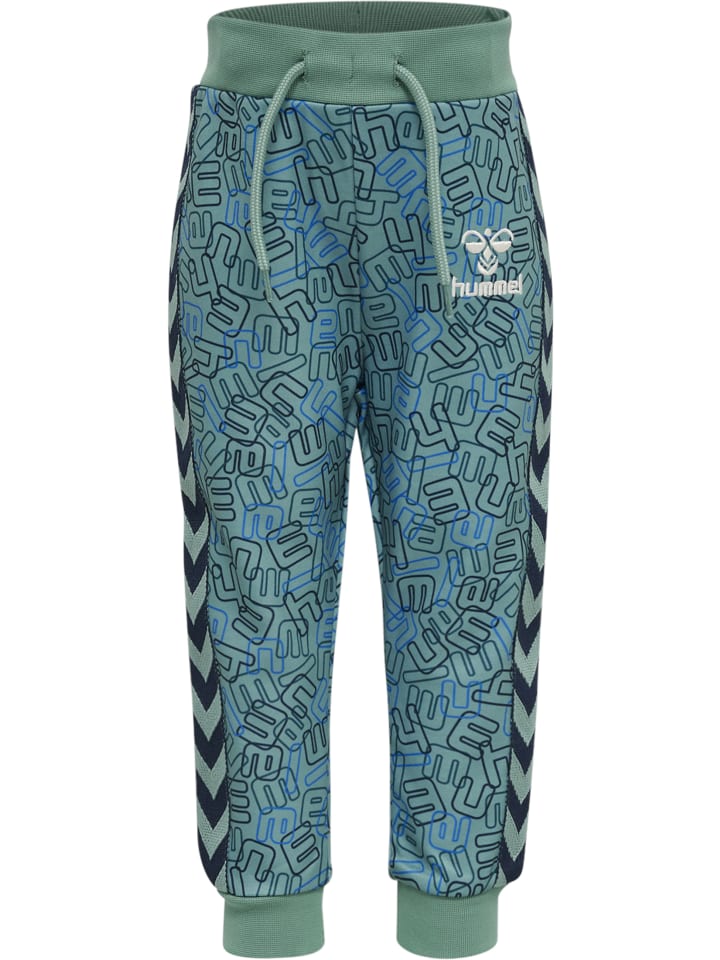 Verstellbare Taille Hose Hmlolympus Lebensstil Jungen in MINERAL BLUE