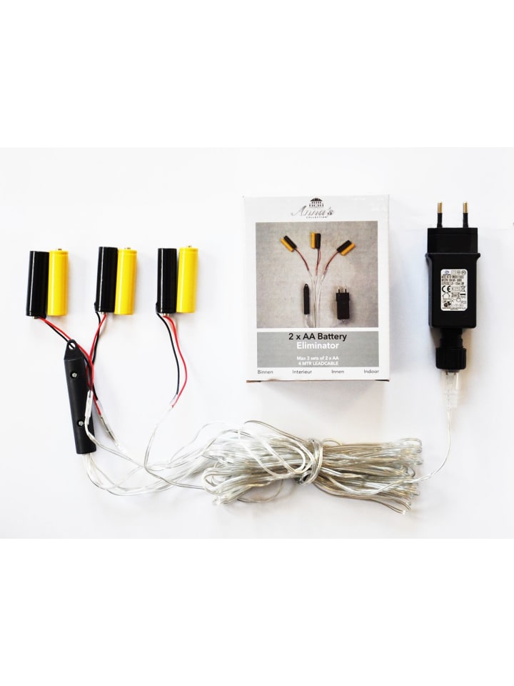 Batterie Netzteil Adapter 3x2 AA Mignon Batterien Wandler