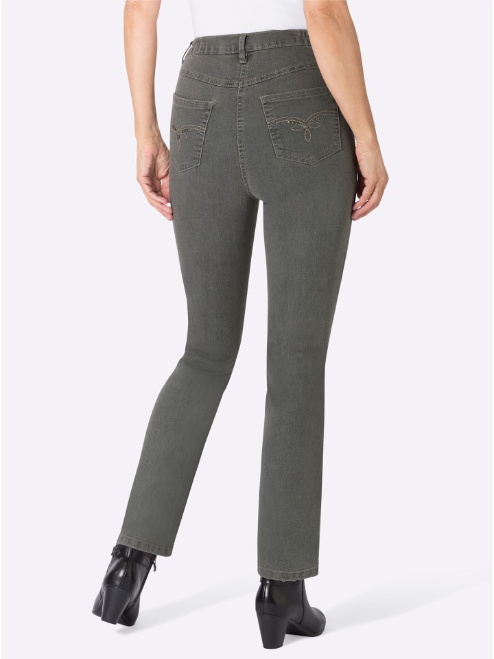 Jeans in grey-denim