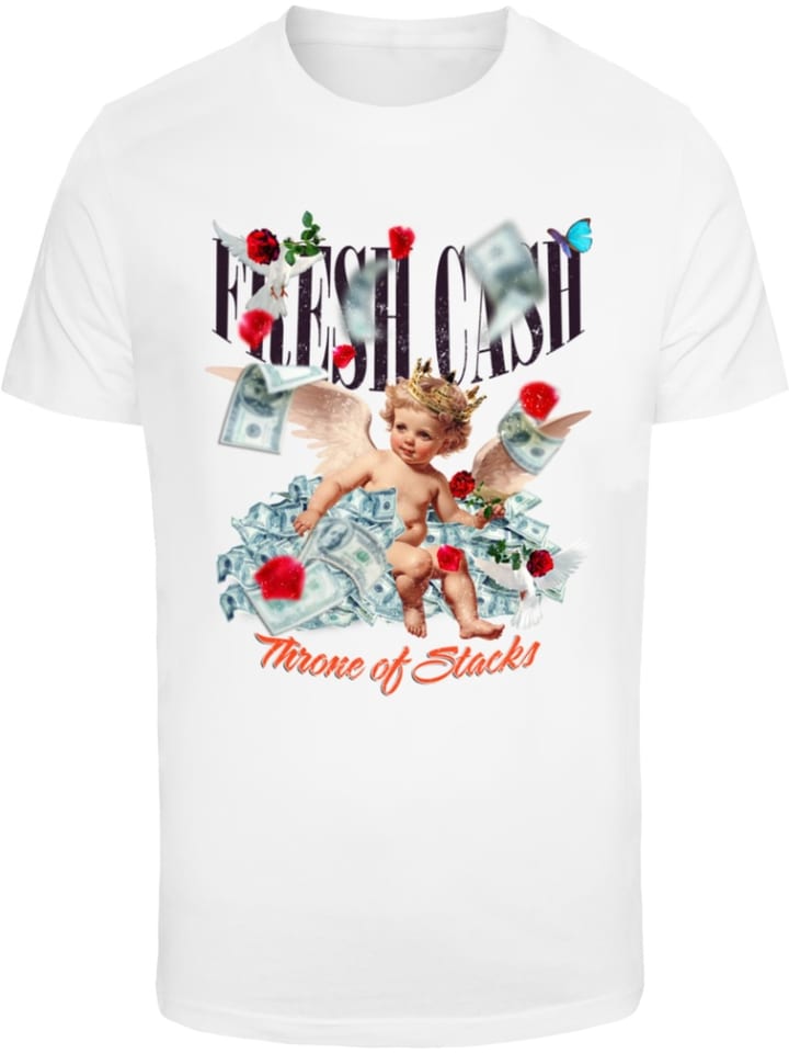 T-Shirt "Fresh Cash Tee" in Weiß