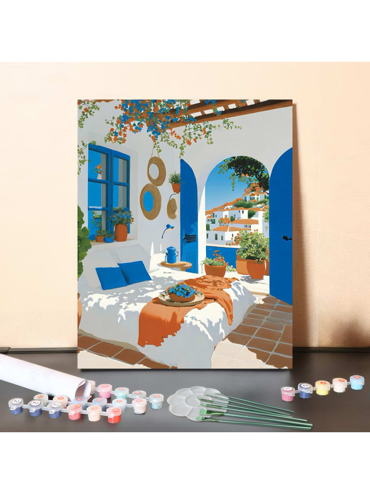 DIY Malen nach Zahlen Set-"Sommermorgen" 