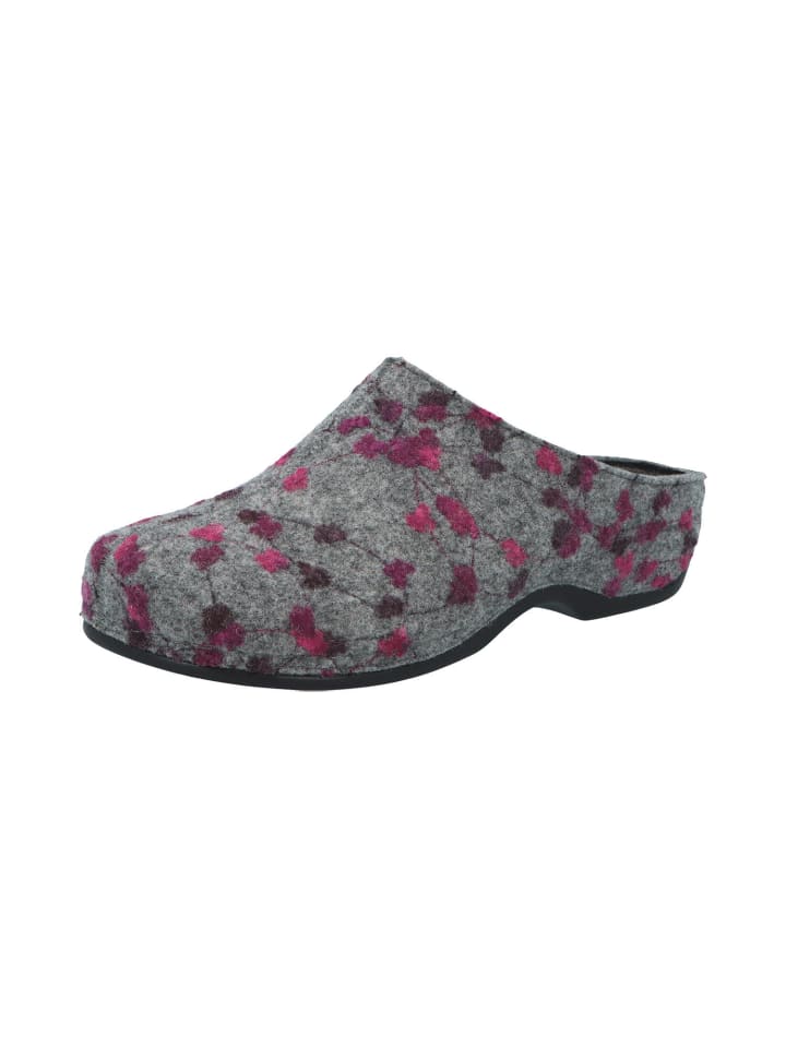 SHOES "Donata" in hellgrau/Tupfen Filz