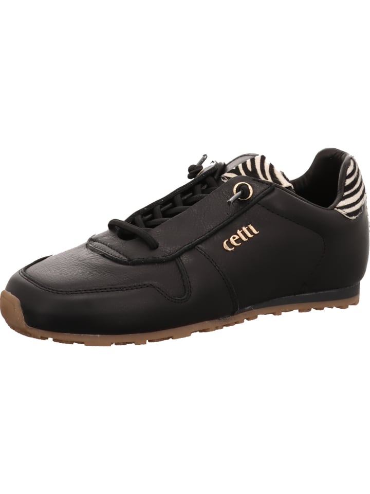 Schnürschuh in schwarz