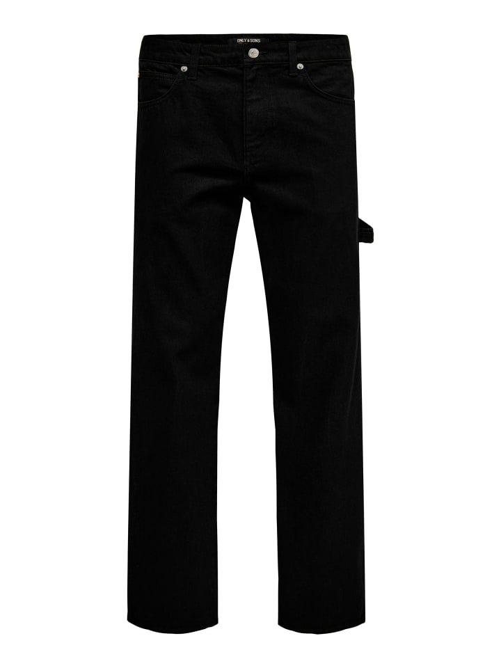 Normal geschnitten jeans in Black Denim