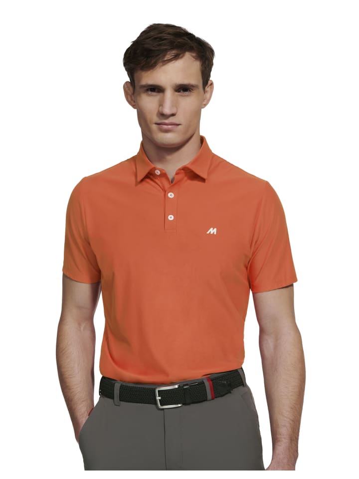 Poloshirt Tiger in kürbis
