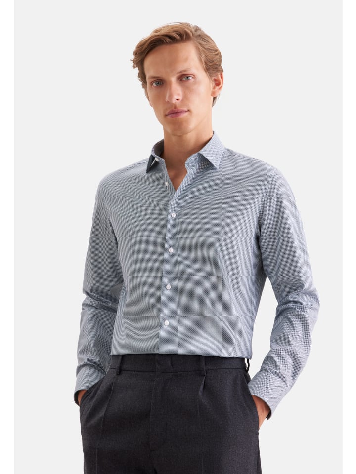 Business Hemd Slim in Grün