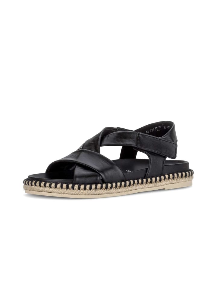 Riemchensandalen in schwarz