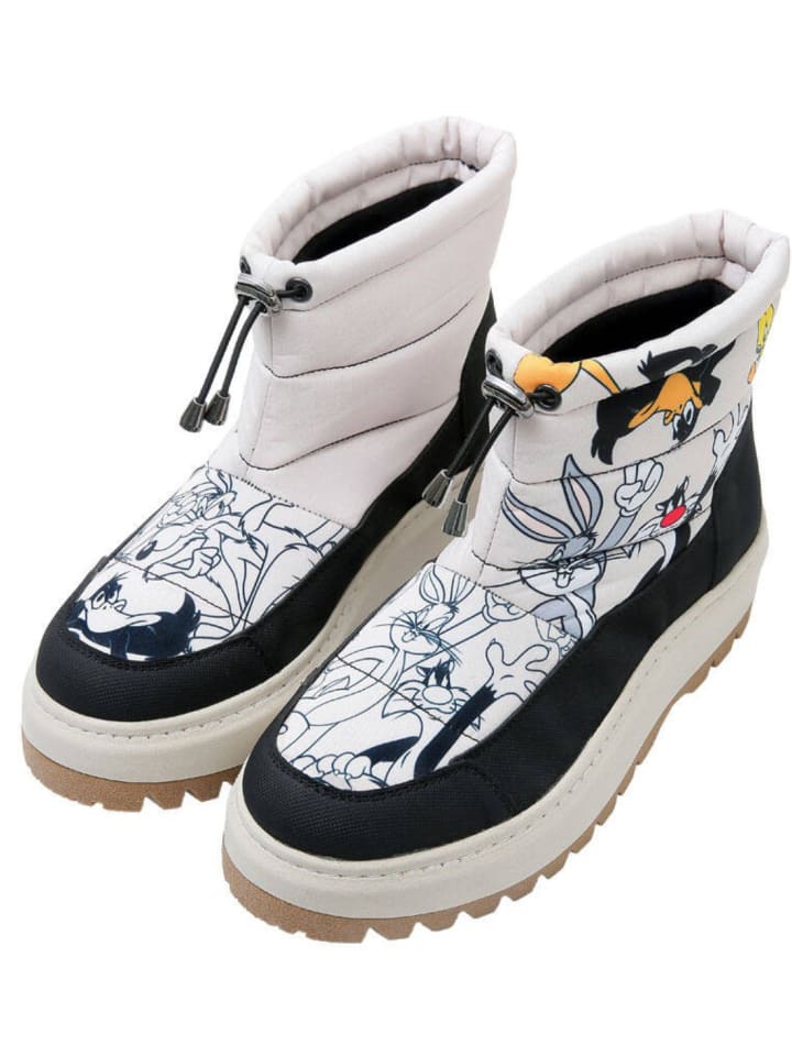 Glowy Boots - Looney Tunes Chasing Tunes in Weiß