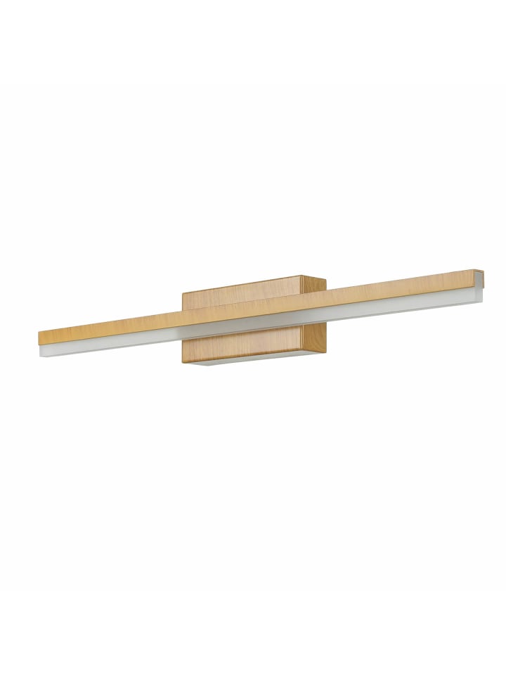 Wandlampe EEK D (B)50 x (H)6 cm in Holz (Kiefer)