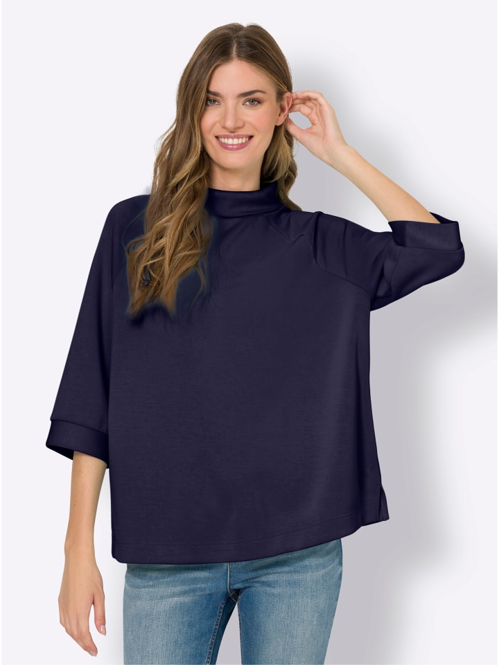 Sweatshirt in marine
