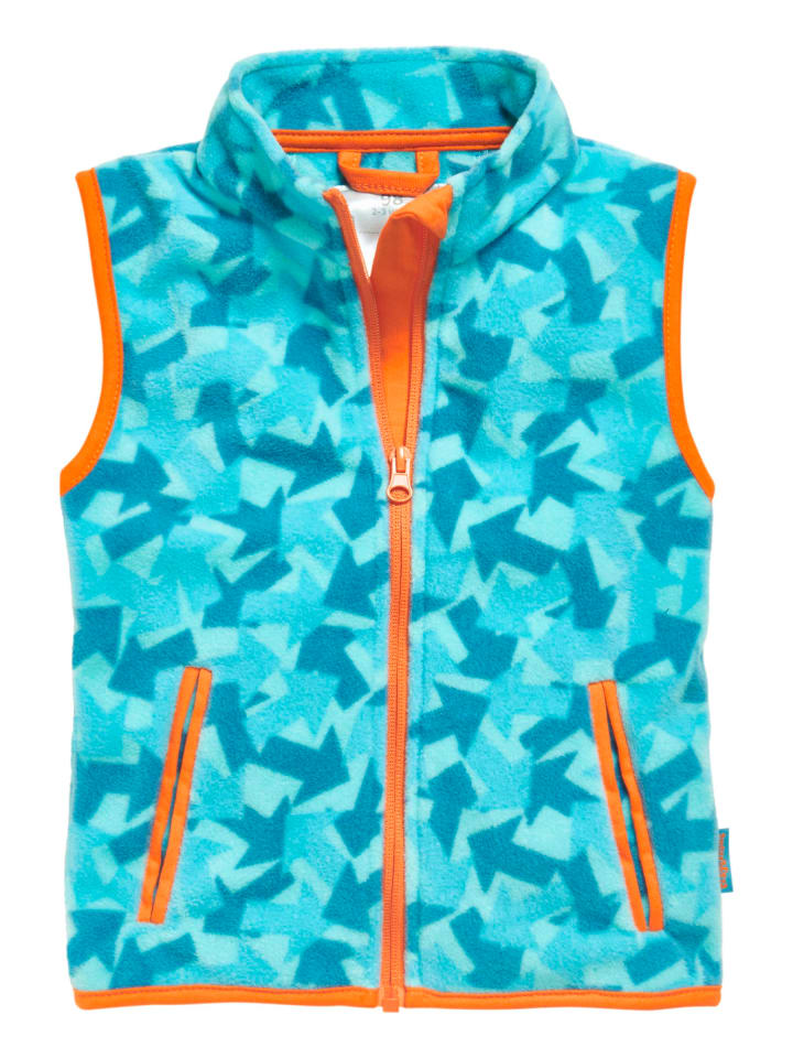 Fleece-West Pfeile Camouflage in Petrol