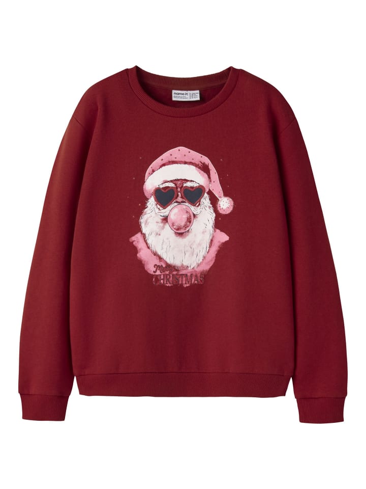Sweatshirt in Red Dahlia1