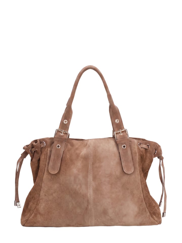 Schultertasche in LIGHT TAUPE