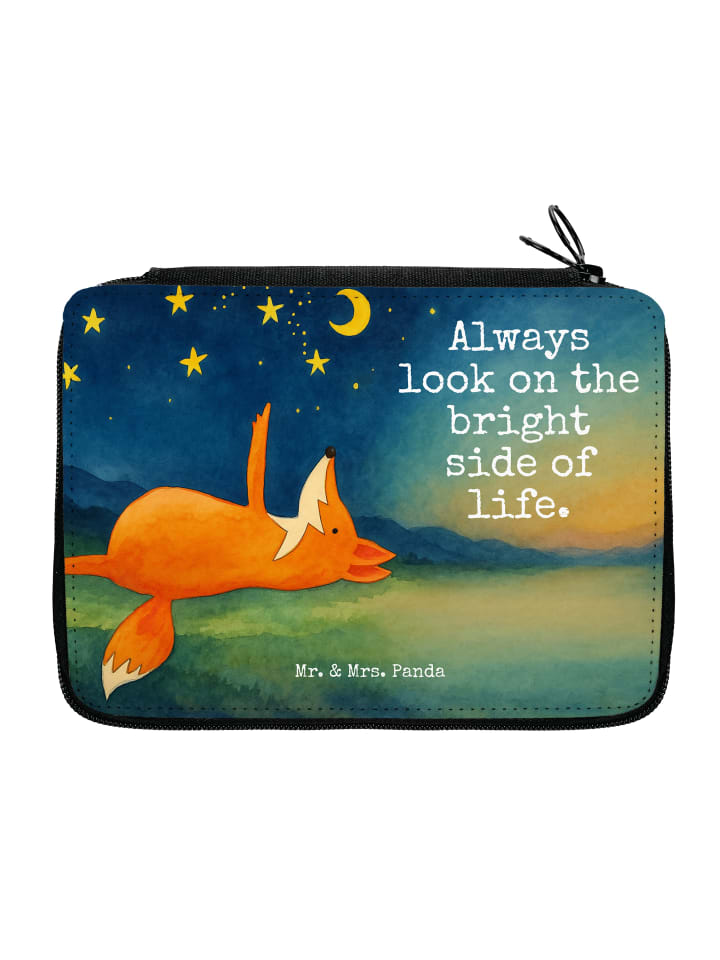 Mäppchen Fuchs Sterne Design mit Spruch in Weiß