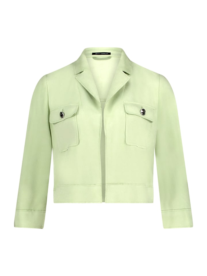 Blazer-Jacke mit 3/4 Arm in Foam Green