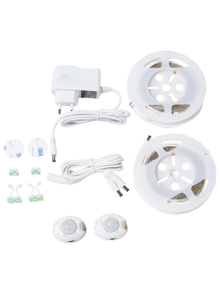 6-tlg LED Lichtstreifen ATRATO in Weiß