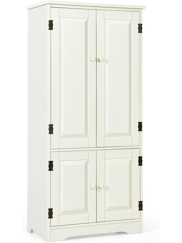 Garderobenschrank in Beige